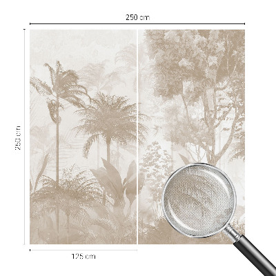 Papel de parede 3D Paisagem tropical