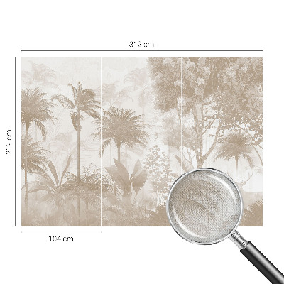 Papel de parede 3D Paisagem tropical