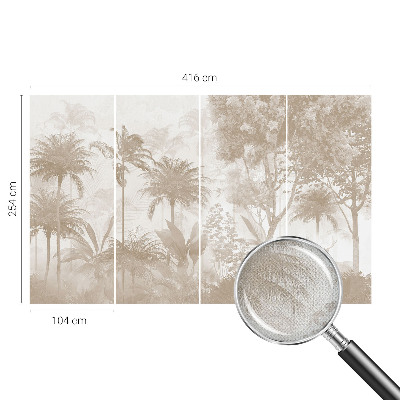 Papel de parede 3D Paisagem tropical