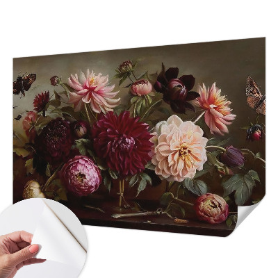 Papel de parede autocolante majestade floral