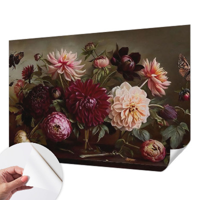 Papel de parede autocolante majestade floral