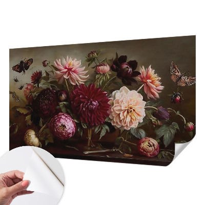 Papel de parede autocolante majestade floral