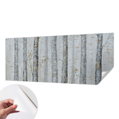 Papel de parede autocolante para quarto Bétulas