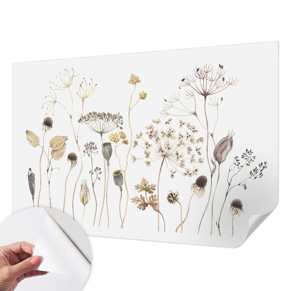 Papel de parede autocolante Flores silvestres