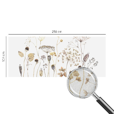 Papel de parede autocolante Flores silvestres