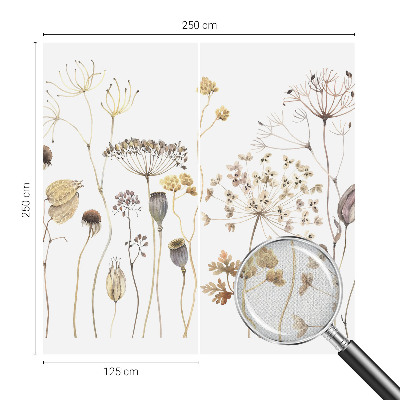Papel de parede autocolante Flores silvestres