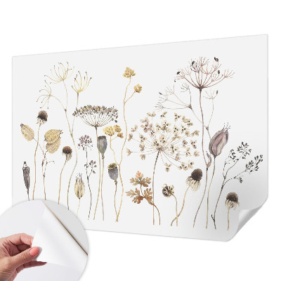 Papel de parede autocolante Flores silvestres