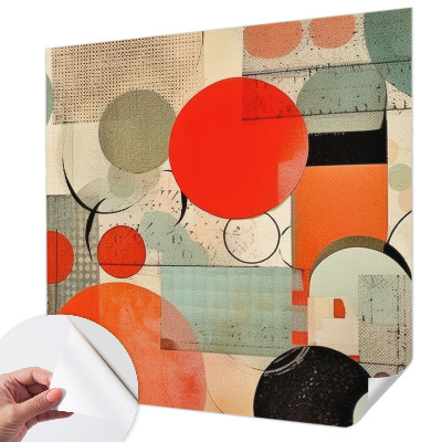 Autocolante de parede fotográfico Abstração colorida