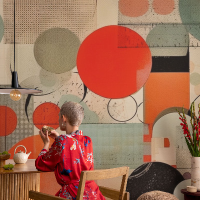 Autocolante de parede fotográfico Abstração colorida