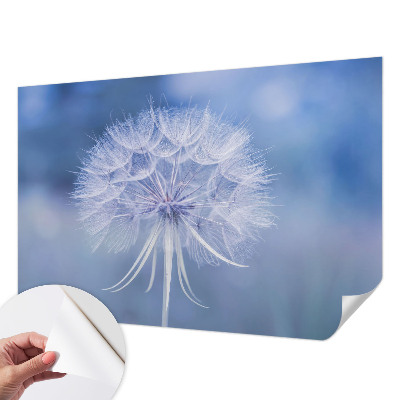 Papel de parede 3D com padrão azul delicado