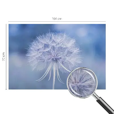 Papel de parede 3D com padrão azul delicado