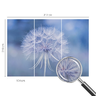 Papel de parede 3D Delícia azul