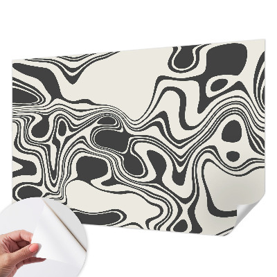 Papel de parede para criança com padrão de linhas dinâmicas