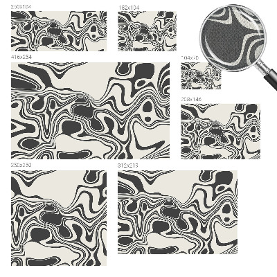 Papel de parede para criança com padrão de linhas dinâmicas