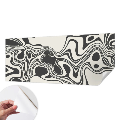 Papel de parede para criança com padrão de linhas dinâmicas