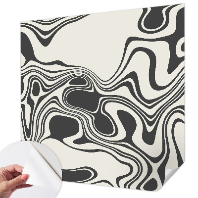 Papel de parede para criança com padrão de linhas dinâmicas