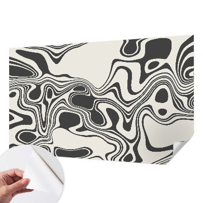 Papel de parede para criança com padrão de linhas dinâmicas