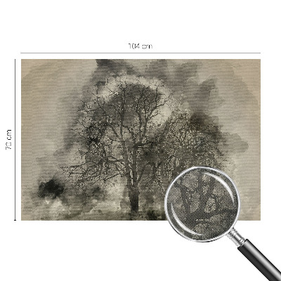 Papel de parede autocolante para quarto Árvores misteriosas