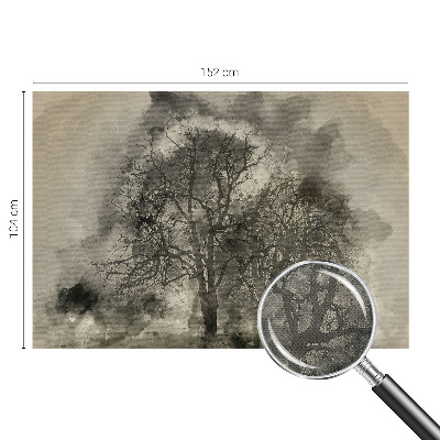 Papel de parede autocolante para quarto Árvores misteriosas