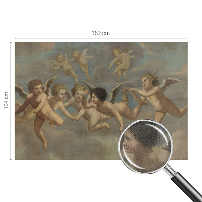 Autocolante de parede fotográfico com figuras angelicais