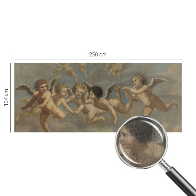 Autocolante de parede fotográfico com figuras angelicais