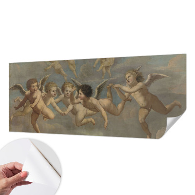 Autocolante de parede fotográfico com figuras angelicais