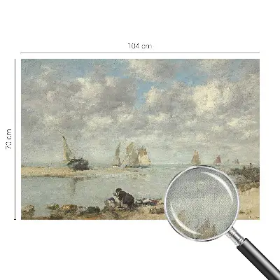 Papel de parede 3D com paisagens marinhas