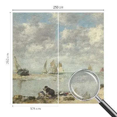Papel de parede 3D com paisagens marinhas
