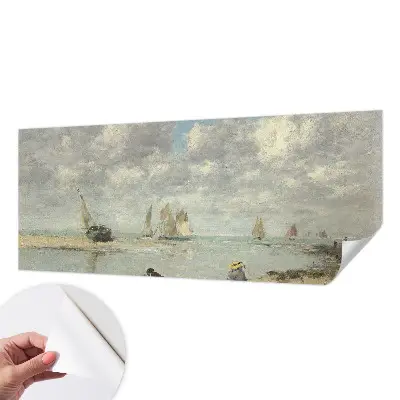 Papel de parede 3D com paisagens marinhas