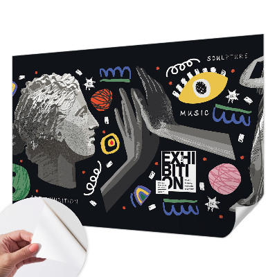 Papel de parede autocolante Uma exposição colorida