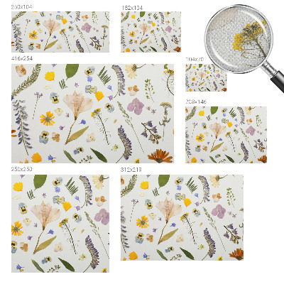 Papel de parede infantil Flores da primavera