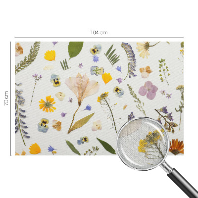 Papel de parede infantil Flores da primavera