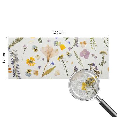 Papel de parede infantil Flores da primavera