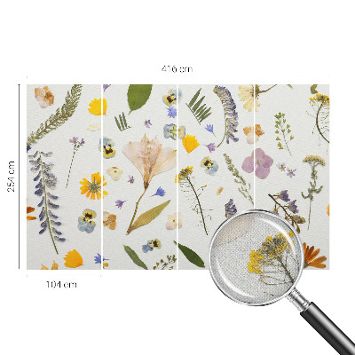 Papel de parede infantil Flores da primavera