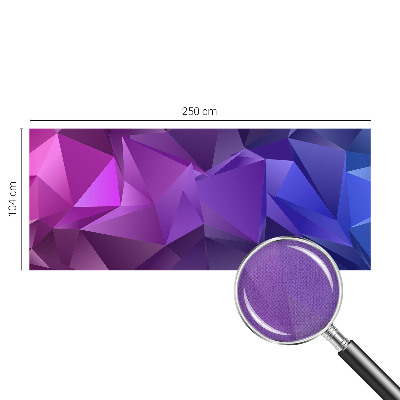Autocolante de parede fotográfico Triângulos roxos