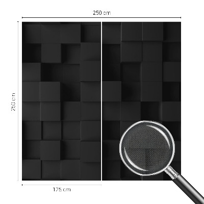 Papel de parede autocolante para quarto cubos tridimensionais