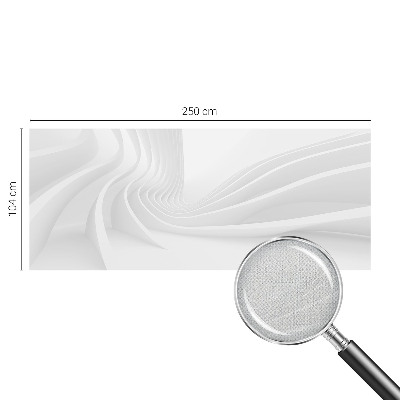 Papel de parede autocolante com padrão de linhas onduladas