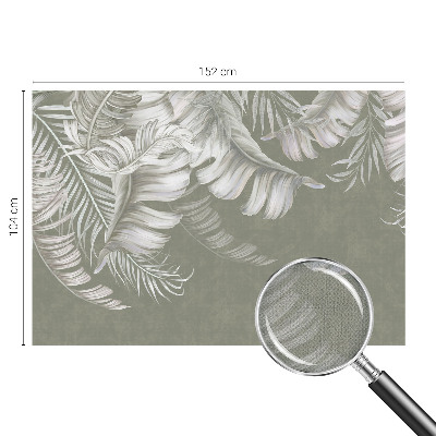 Papel de parede para criança Folhas delicadas