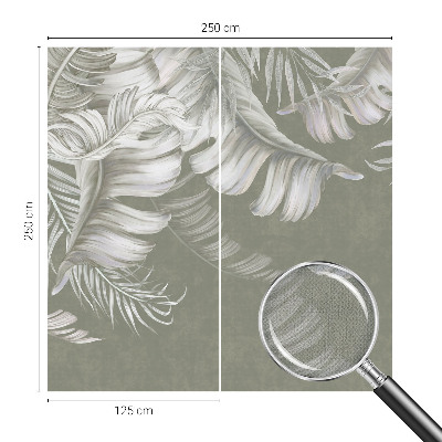 Papel de parede para criança Folhas delicadas