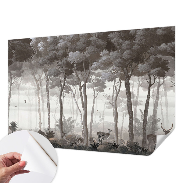 Papel de parede infantil Magia da floresta
