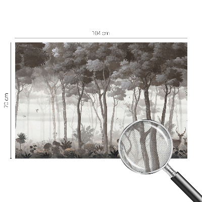 Papel de parede infantil Magia da floresta