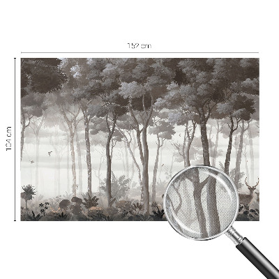Papel de parede infantil Magia da floresta