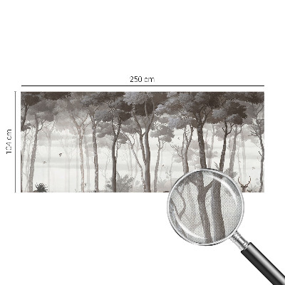 Papel de parede infantil Magia da floresta