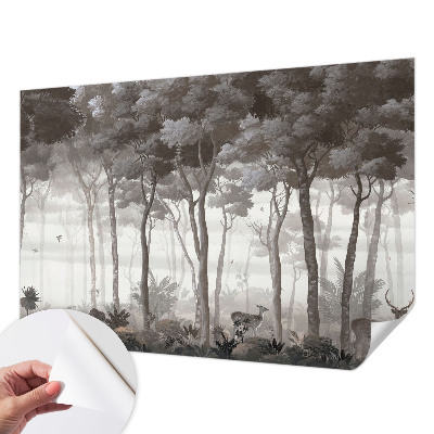 Papel de parede infantil Magia da floresta