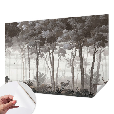 Papel de parede infantil Magia da floresta