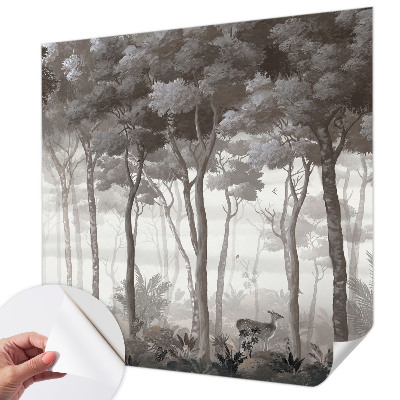 Papel de parede infantil Magia da floresta
