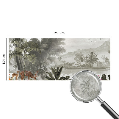 Papel de parede autocolante oásis tropical