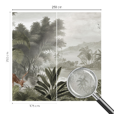 Papel de parede autocolante oásis tropical