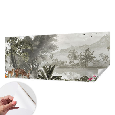 Papel de parede autocolante oásis tropical