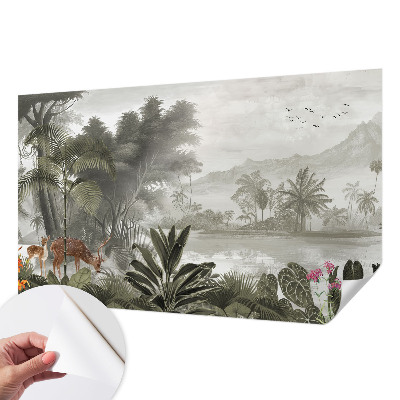 Papel de parede autocolante oásis tropical